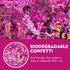 Gender Reveal Confetti Wands Pink 6Pack Tissue Paper Confetti Flick Flutter Sticks for Baby Girl Shower Wedding Birthday Party Supplies Decoration - Pink 14inch