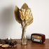 33 Pieces Dried Palm Spears Leaves Dried Pampas Grass Bunny Tail Natural Dried Palm Fans Grass Rabbit Tail Lagurus Ovatus Boho Dried Flower Bouquet for Room Kitchen Wedding Home Party Decor