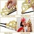 12 Pieces Foam Princess Tiaras Foam Crown Craft with 928 Pieces Gem Stickers Jewels Stickers 12 Gem Rings Party Favors