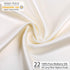 Silk Pillowcase for Hair and Skin, 22 Momme 6A Long Fiber 100% Mulberry Silk Bed Pillow Case with Invisible Zipper, Ivory White, Queen