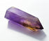 Amethyst Healing Crystal Wand Pointed & Faceted Prism Bar for Reiki Chakra Meditation Therapy Deco, Small gemstomes are Gifts (Colors May Vary Due Natural Properties)