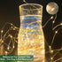 TURNMEON 300 LED 99 Ft Christmas Copper Wire Fairy LED String Lights with Timer 8 Modes Remote Plug in Christmas Lights Decoration for Indoor Outdoor Home Bedroom Xmas Tree Party Decor, Warm White