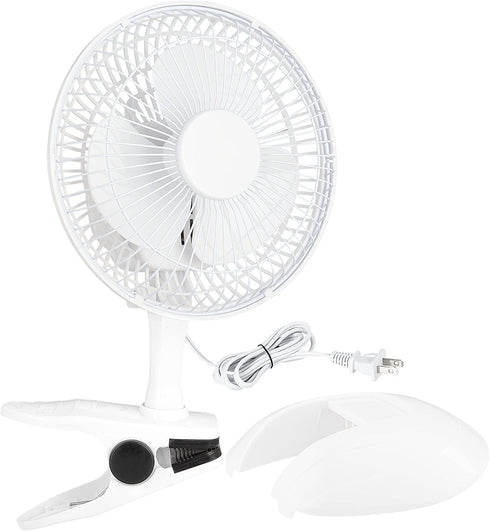 Ram-Pro Personal Clip on Fan Cooling Portable Mini Desk Fan with Two Quiet Speeds Perfect for Home, Baby Strollers, Office Table Tops