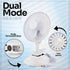 Ram-Pro Personal Clip on Fan Cooling Portable Mini Desk Fan with Two Quiet Speeds Perfect for Home, Baby Strollers, Office Table Tops