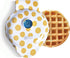Dash Mini Waffle Maker Machine for Individuals, Paninis, Hash Browns, & Other On the Go Breakfast, Lunch, or Snacks, with Easy to Clean, Non-Stick Sides, White Waffle 4 Inch