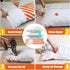 Vacuum Storage Bags,Space saver Bags 6 Pack Large(31.5 X 23.6)With Handpump Space Saver Compression Seal Bags for Clothes, Quilts, Pillows, Double Zip Seal & Leak Valve