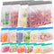 Reusable storage bags, Stand Up Reusable Freezer Bags, Reusable Sandwich Bags, Reusable Snack Bags, Reusable Gallon Bags, Reusable Food Storage Bags Silicone (16 Pack - 4 Gallon 6 Sandwich 6 Snack)