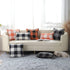 decorUhome Set of 2 Buffalo Plaid Check Throw Pillow Covers Farmhouse Decorative Fall Pillow Cases for Bed Couch Sofa, 12x20 Inch, Black and White