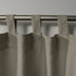 Exclusive Home Curtains Indoor/Outdoor Solid Cabana Tab Top Curtain Panel Pair, 54x120, Taupe