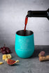 DiverseBee Inspirational Thank You Gifts for Women, Mom, Girls, Wife, Girlfriend, Coworker, Nurses, Best Friend, Encouragement Birthday Wine Gifts for Her - Insulated Wine Tumbler Cup with Lid (Aqua)
