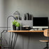 Newhouse Lighting NHCLP-OL-BK Olivia LED Clamp Light Desk Lamp with Flexible Gooseneck, 3 Brightness Levels & 3 Color Modes, Black
