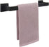 NearMoon Bathroom Towel Bar, Bath Accessories Premium Thicken Stainless Steel Square Shower Towel Rack for Bathroom, Towel Holder Wall Mounted (Matte Black, 12 Inch)