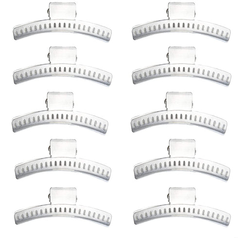 Hair Wave Clips - Set of 10 - Aluminum 3.5" Butterfly Wave Setting Clips - Finger Wave Clips for Hair - Marcel Wave Hair Clips - Fingerwave Clips - Wave Clamps