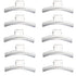 Hair Wave Clips - Set of 10 - Aluminum 3.5" Butterfly Wave Setting Clips - Finger Wave Clips for Hair - Marcel Wave Hair Clips - Fingerwave Clips - Wave Clamps