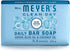 Mrs. Meyer's Bar Soap, Use as Body Wash or Hand Soap, Made with Essential Oils, Rain Water, 5.3 oz, 1 Bar