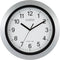 La Crosse Technology WT-3129S 12 Inch Atomic Analog Wall Clock-Silver, 12"