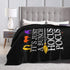Blanket Fleece It's Just A Bunch of Hocus Pocus Size for Sofa or Bed Cover, Soft Plush, Luxurious Flannel, Suitable for All Seasons 50X40 inch