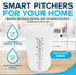 ACCUPOUR 64oz Plastic Measuring Pitcher, Large Measuring Pitcher, Great Oil Measuring Cup
