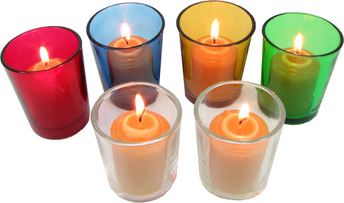 Beeswax Candle Works, 10-Hour Votives (Pack of 6) 100% USA Beeswax
