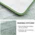 KMSON Ombre Bath Mat Bathroom Rugs, Non Slip Ultra Soft and Water Absorbent Bath Carpet, Machine Washable Quick Dry Bedroom Door Mat Living Room Rug Green 17" x 24"