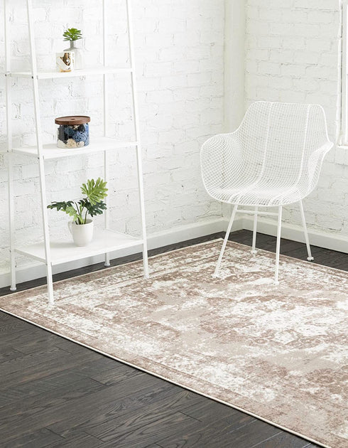 Unique Loom Sofia Collection Traditional Vintage Beige Area Rug (2' x 3' )