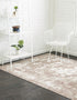 Unique Loom Sofia Collection Traditional Vintage Beige Area Rug (2' x 3' )
