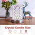 Tensun Electric Wax Warmer - Crystal Wax Warmer for Scented Wax, 3D Touch Candle Wax Melt Burner Fragrance Wax Diffuser Oil Burner with Dimmable for SPA Home Decor Office Bedroom, Best Gift