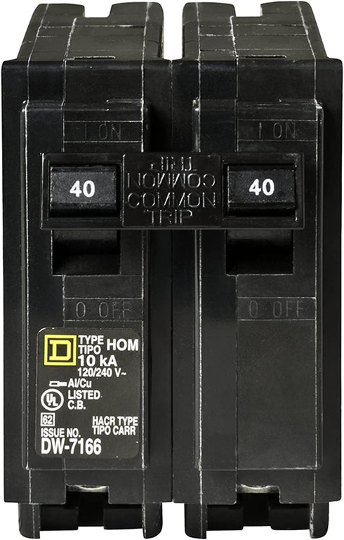 Square D by Schneider Electric HOM240CP Homeline 40 Amp Two-Pole Circuit Breaker