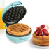 Nostalgia MWF5AQ MyMini Personal Electric Waffle Maker, 5-Inch Cooking Surface, Hash Browns, French Toast, Grilled Cheese, Quesadilla, Brownies, Cookies, Aqua