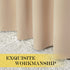 NICETOWN Blackout Drapery Curtain Panel - Window Treatment Thermal Insulated Solid Grommet Blackout Curtain/Panel/Drape for Bedroom (Biscotti Beige, 1 Panel, 52 by 72 inches)