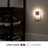 Lights By Night LED Motion Sensor Night Light, Plug-in, 25 ft. Motion Detection Range, Compact, UL-Certified, Energy Efficient, Ideal for Kids, Bedroom, Bathroom, Kitchen, Hallway, 58803, 2 Pack