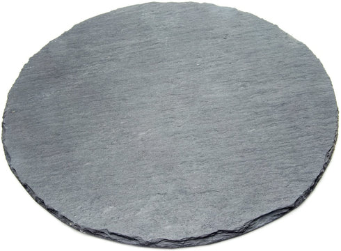 Fox Run 3808 Slate Cheese Board, Round Gray, 12 x 12 x 0.25 inches
