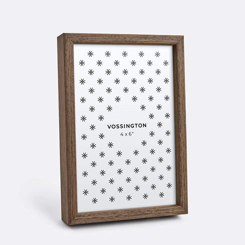Vossington 4x6 Frame | Exclusive Exotic Wood Picture Frame | 4 x 6 Inch | Thin Modern Look