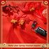 16 Pieces 2022 Chinese New Year Decorations Chinese Knot with New Year Tiger Charm Red Blessing Bag with Fringe Chinese Feng Shui Tiger Tassel for New Year Home Wealth Success Good Luck Success