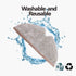KEEPOW 12 Pcs Microfiber Mopping Cloth Compatible with Roborock S5, S5 Max, S6, S6 Pure, S6 MaxV, E4, E35, and E2 Mi Robot Vacuum Cleaner, Washable & Reusable