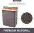 Collapsible Laundry Hamper with Removable Laundry Bag - Large Laundry Basket Organizer with Handle, Dirty Clothes Hamper Toys Organizer for Bedroom, Bathroom