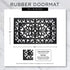 DII Rubber Doormats Collection All Weather, 18x30, Welcome Scroll