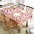 Thanksgiving Tablecloth, Autumn Maple Leaf Table Cloth, Fall Harvest Leaves Tablecloths, Waterproof Spillproof Table Cover for Dinner Kitchen Party Holiday Decoration, Rectangle 60 x 84 Inch