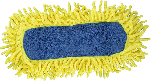 Quickie Microfiber Dust-Mop Refill for 060 Mop, Green Replacement Head, for Cleaning Home/Office/House/Kitchen/Bathroom/Floors
