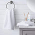 Amazon Basics Quick-Dry Hand Towels - 100% Cotton, 8-Pack, White