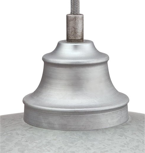 Westinghouse Lighting 6354600 Iron Hill Pendant, 1 Light, Galvanized Steel