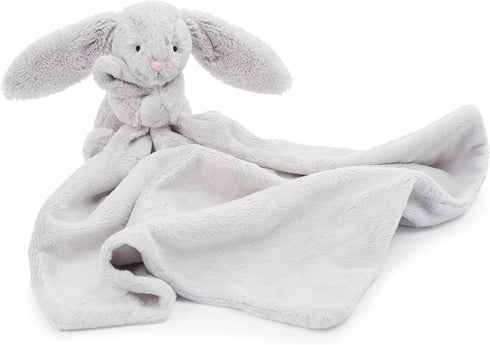 Jellycat Bashful Grey Bunny Baby Stuffed Animal Security Blanket