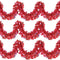 MTLEE 39.4 Feet 6 Pieces Heart Tinsel Garland Valentine's Day Metallic Red Tinsel Twist Garland Hanging Garland Decoration for Valentine's Day Indoor and Outdoor Decorations (Nice Style)