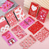 Elcoho 48 Pieces Mini Valentine Day Notepads Spiral Notepads Paper Notepads in 12 Designs for School Valentines Day Party Favors, 3.50 x 2.24 Inch