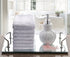 Creative Scents Cotton Velour Fingertip Towel, 4 Piece Set, 11 by 18-Inch, White