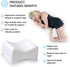 KIWEE Knee Pillow for Back & Hip Pain Relief, Sciatica, Side Sleepers | Orthopedic High Density Firm Memory Foam Leg Positioner Knee Pillow Contour Wedge | Pregnancy, Spine Alignment, Posture Support