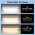LED Closet Lights, 160-LED Under Cabinet Lighting 39cm Motion Sensor Light Indoor with 3 Colors Stick-On Night Light with Large Battery for Cabinet, Stairs, Kitchen, Hallway(3 Modes, 3600mAh, 300lm)