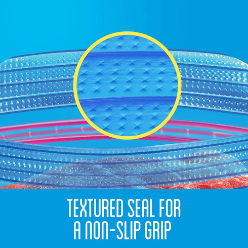 Ziploc Gallon Food Storage Freezer Bags, Grip 'n Seal Technology for Easier Grip, Open, and Close, 60 Count, Pack of 2 (120 Total Bags)