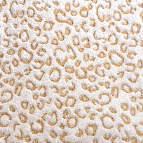 Pleasant Boulevard | Leopard Throw Blanket Fleece, Premium Lightweight Cozy Warm Plush Microfiber Bedspread for Couch Sofa and Bed (Brown, Throw (50 x 60 inches))