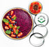 NewlineNY Stainless Steel 5 Pcs double rolled edges Circular Round Tart Rings, Pastry Muffin Molding Plating, Set of 5 : 1 x (28cm 11") + 4 x (10cm 4") x (2.2cm 0.85" H)